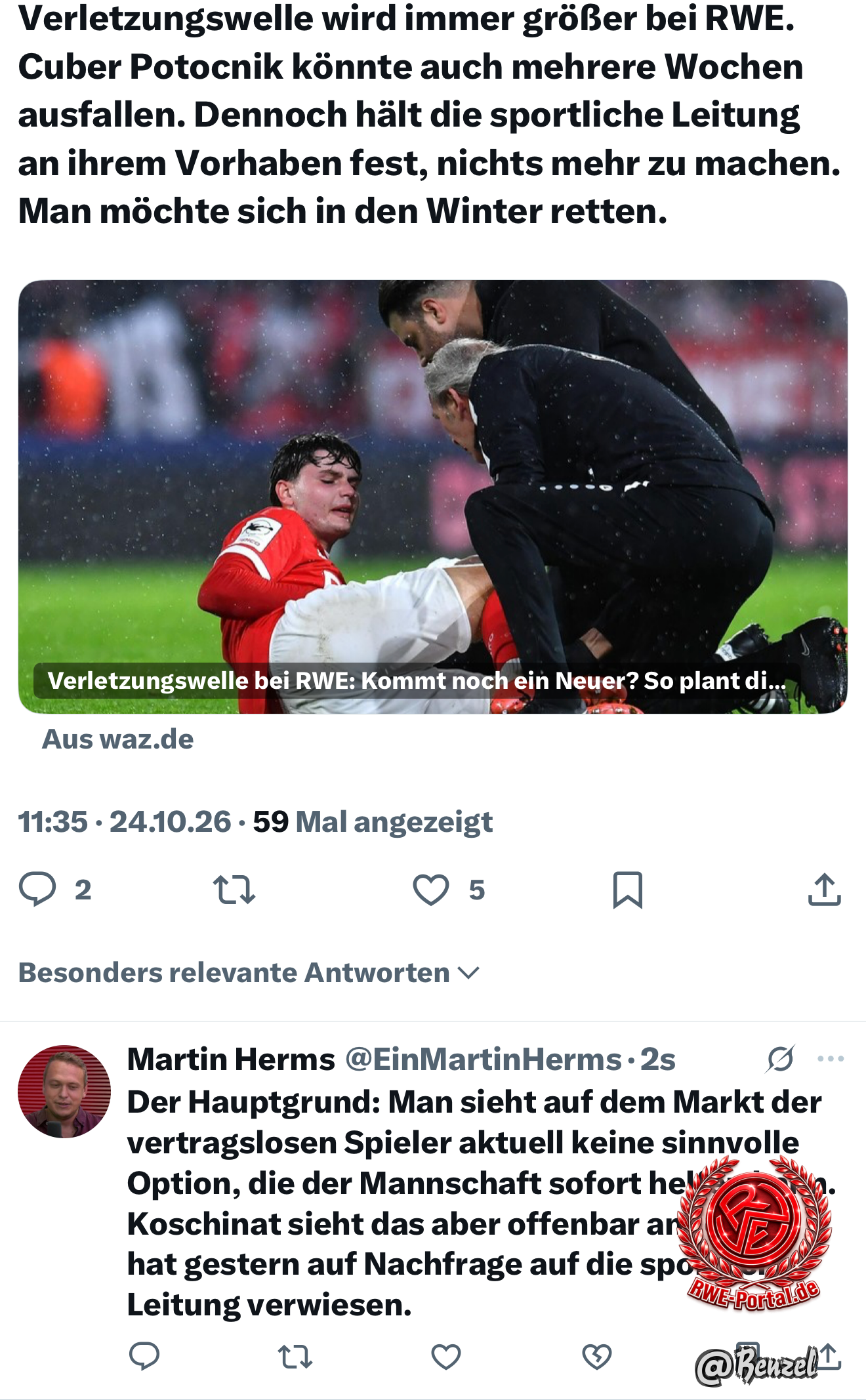 Bild von Benzel im Thema Wer kommt, wer geht, wer bleibt...?