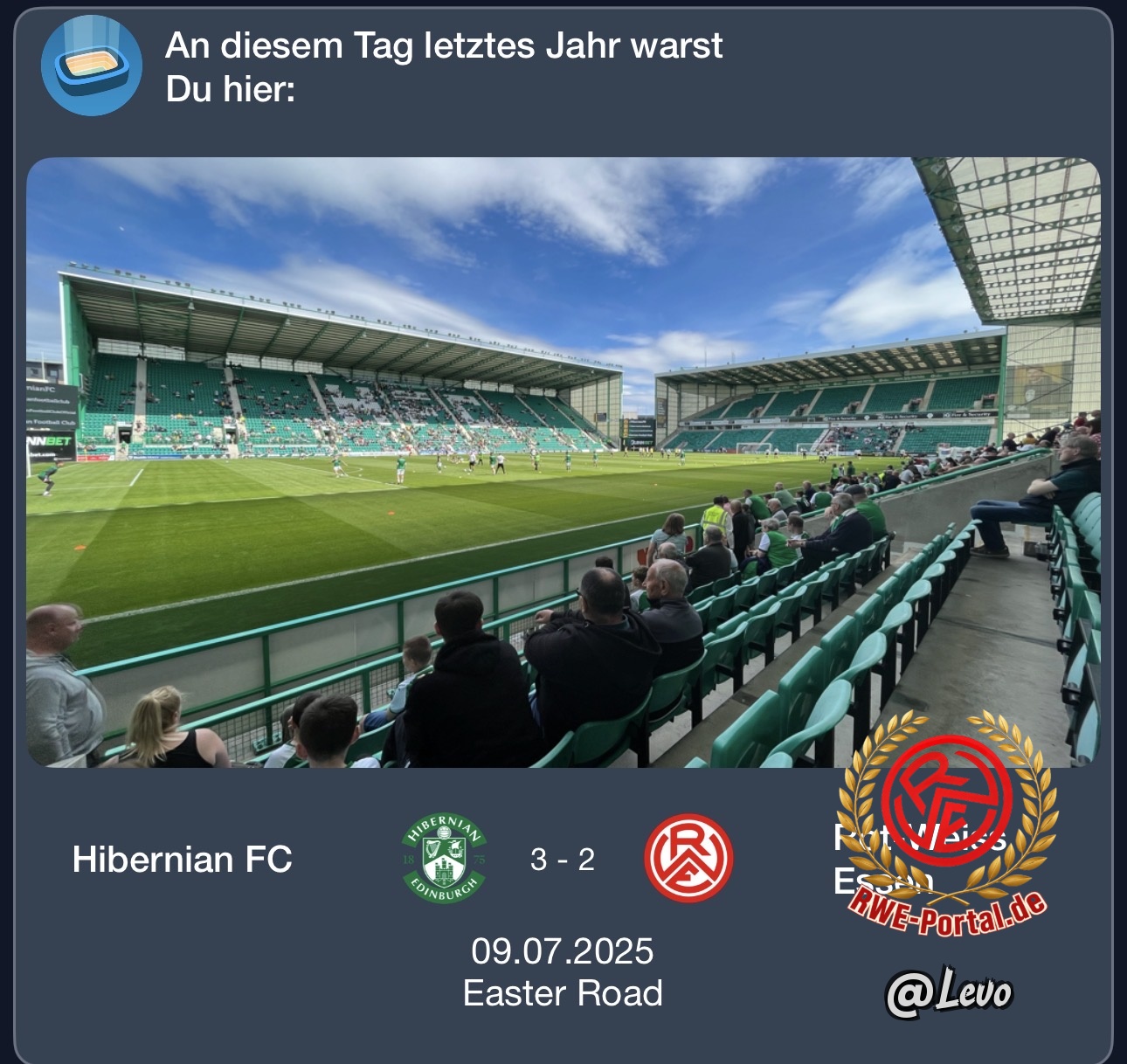 Bild von Levo im Thema Rot-Weiss Essen Labertalk