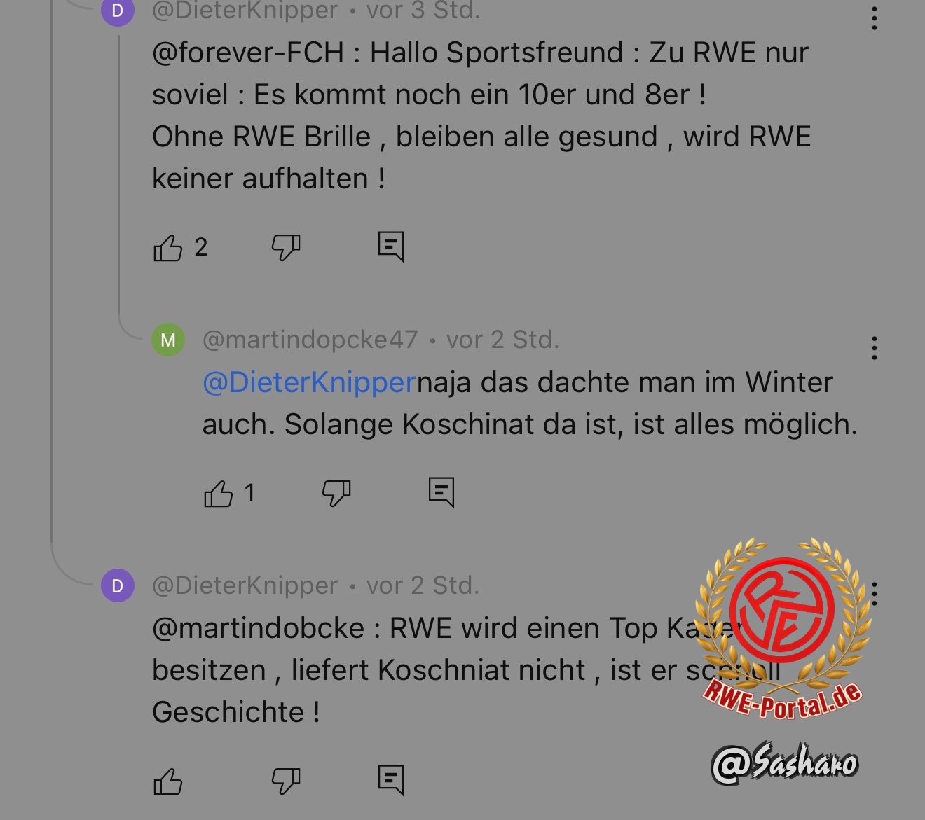 Bild von Sasharo im Thema Wer kommt, wer geht, wer bleibt...?